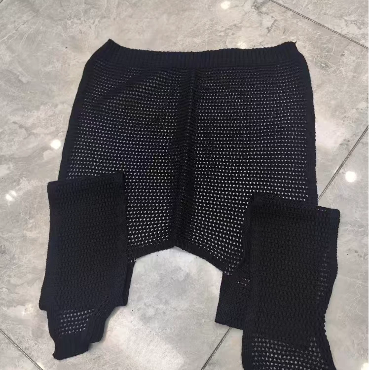 D107-1针织围巾春秋女韩版坎肩小披肩镂空外搭领子