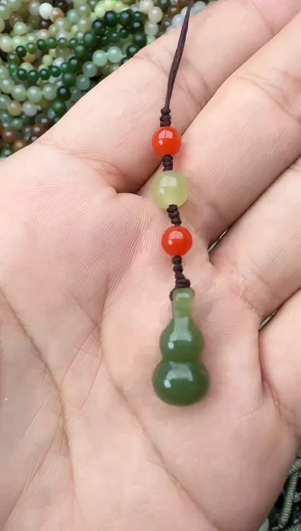 项链未镶嵌和田玉拍一发一