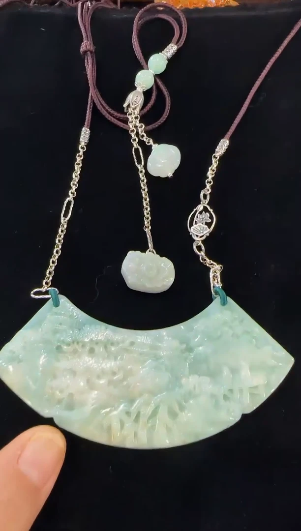 颈饰未镶嵌翡翠国风