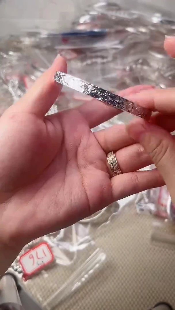 珐琅足银手镯A148