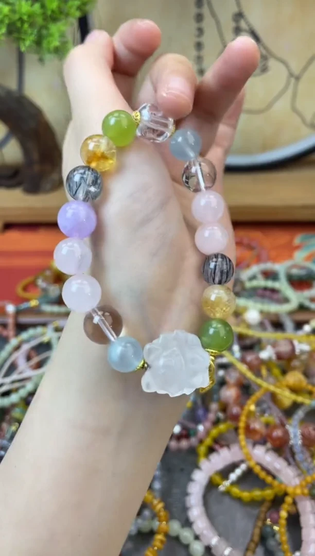 【闪购商品】水晶手链未镶嵌240手串