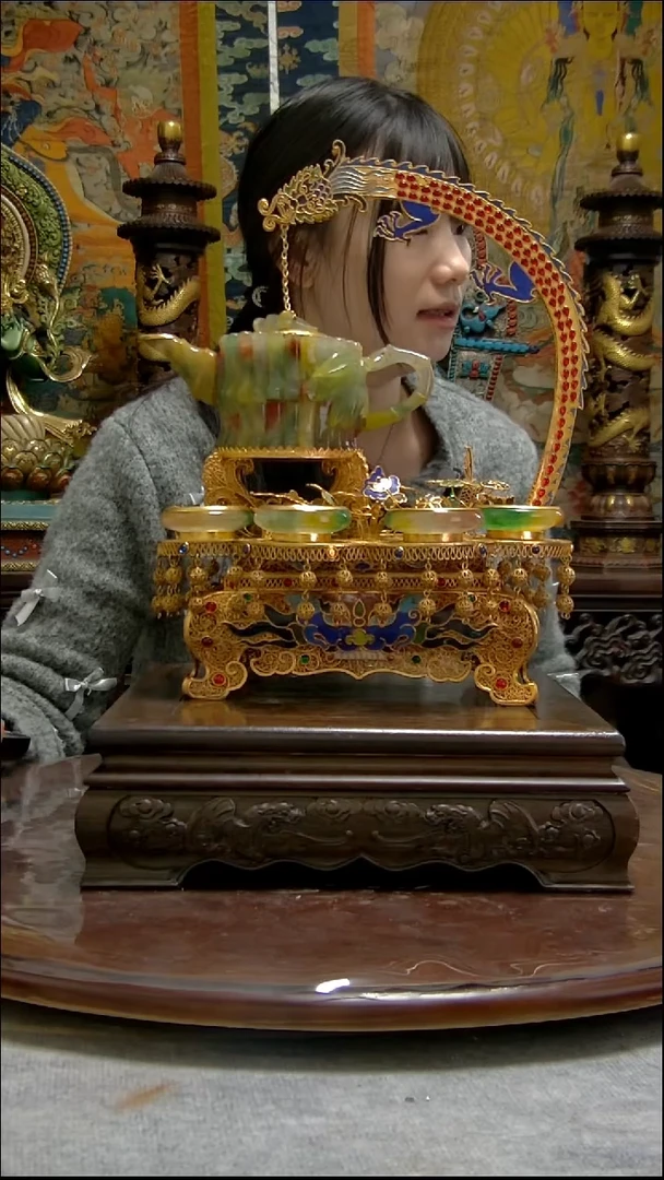 铜像造像收藏铜像造像收藏琉璃盏