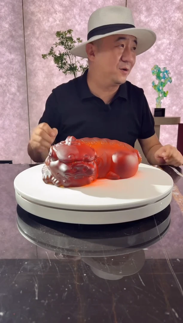 摆件璨石美学蜜蜡卧福貔貅