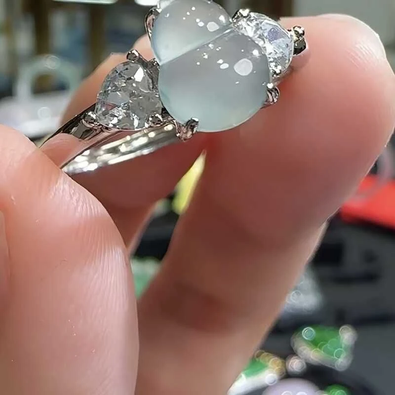 天然A货翡翠JJB03葫芦戒指多样性发一