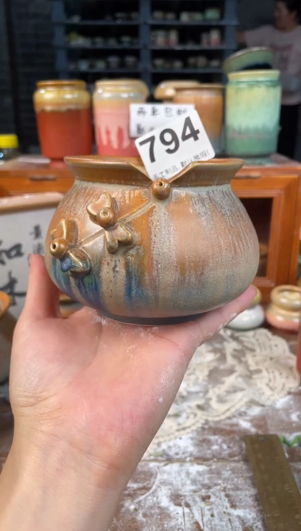 瓷片794知木小芳花盆编号