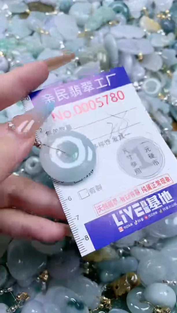 翡翠未镶嵌吊坠(不含链)5780