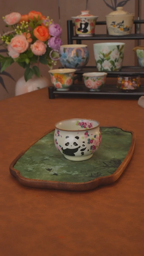 猪油冻系列 大缸杯 带开片