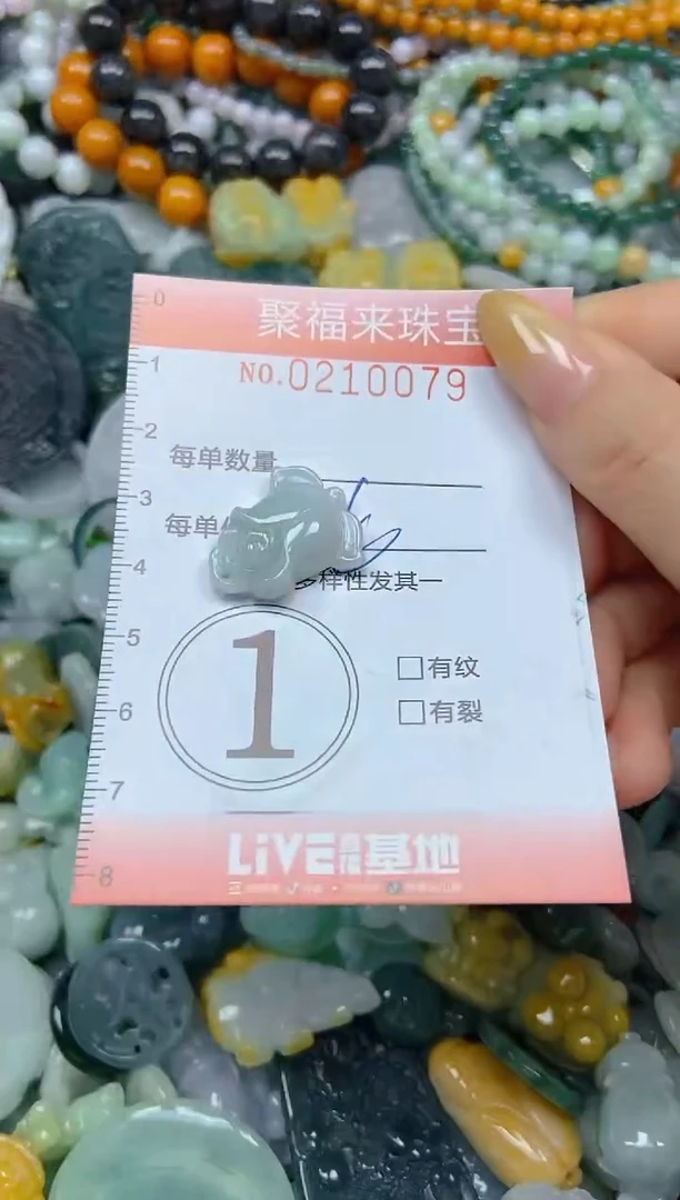 翡翠挂件未镶嵌闪购0210079