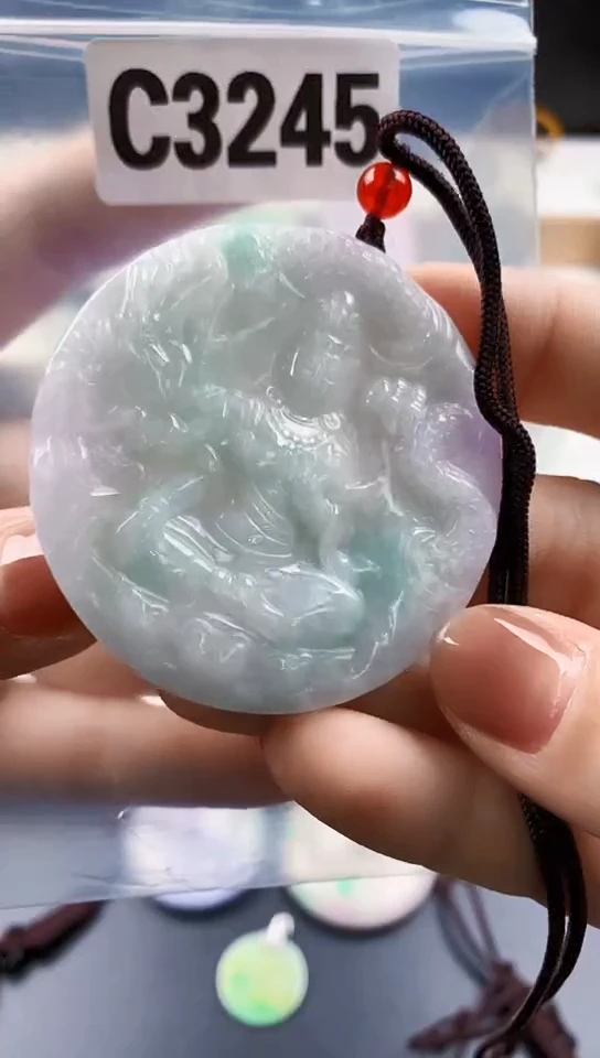 颈饰未镶嵌翡翠天然翡翠吊坠挂件