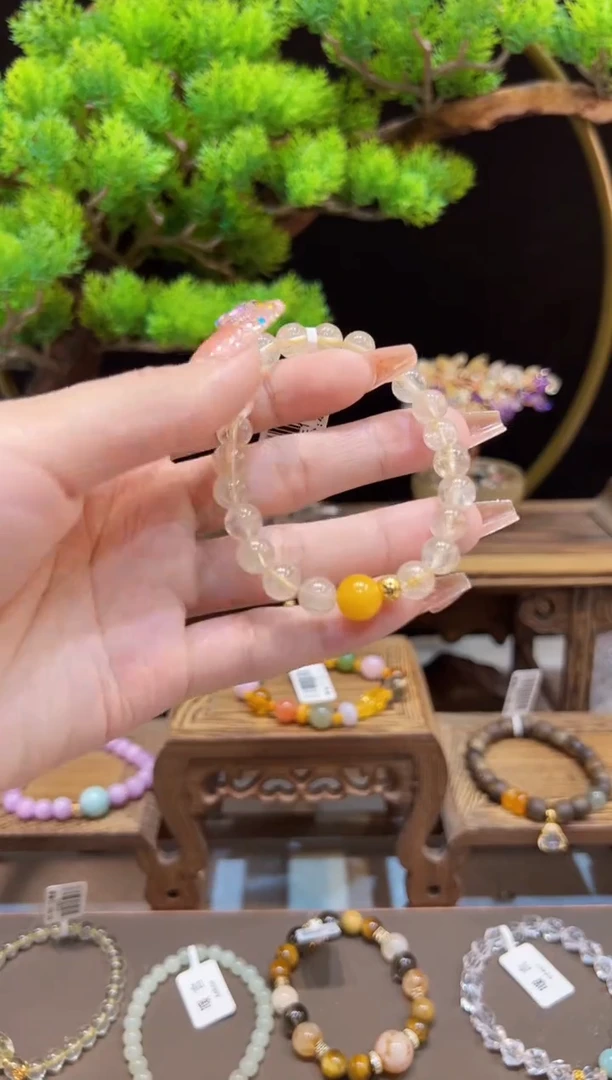 水晶手串未镶嵌@@手饰