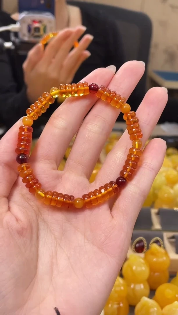 裸石琥珀未镶嵌J101多样性发货发其一