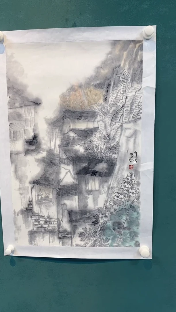 国画赵小芳老师作品山水福利