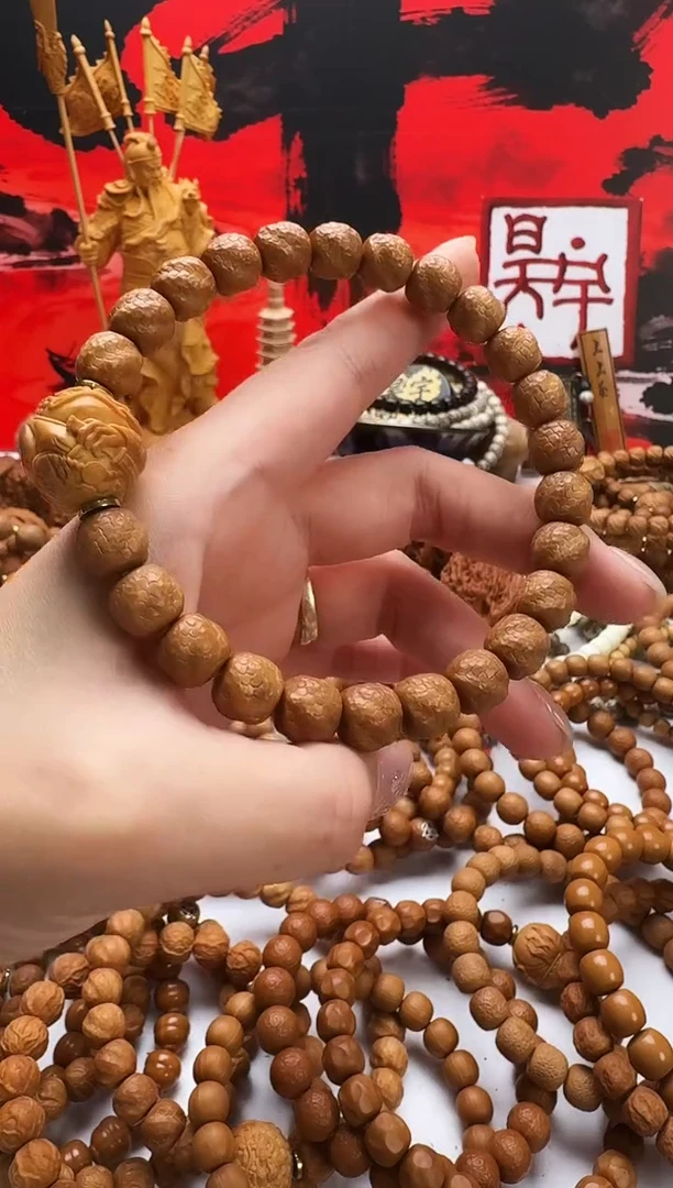 手串猴头核桃洛***舍灵蛇手雕二等品送单颗