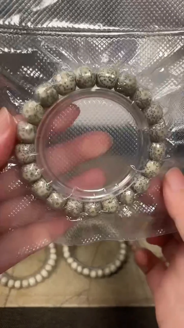 手串星月菩提原脂白顺白星月菩提手串