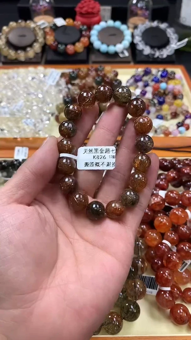 未镶嵌手链水晶12*
