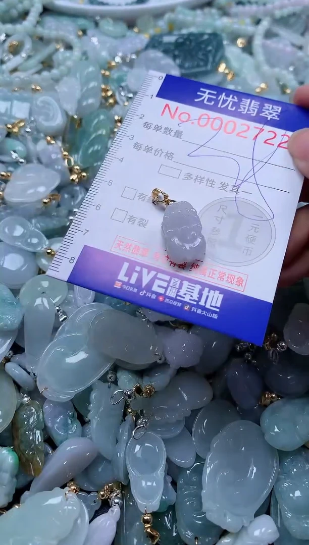 翡翠未镶嵌吊坠(不含链)2722