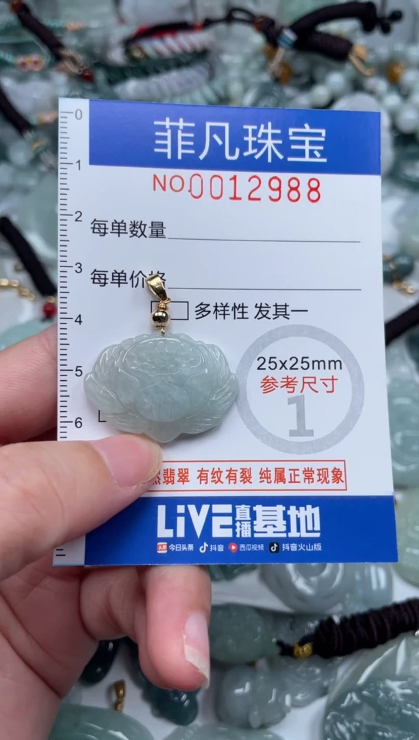 颈饰未镶嵌翡翠12988