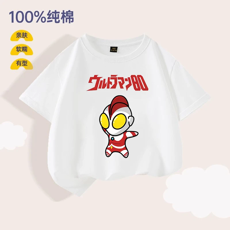 新款大童t恤圆领纯棉印花男童T恤宝宝男孩宽松百搭亲肤半袖中大童