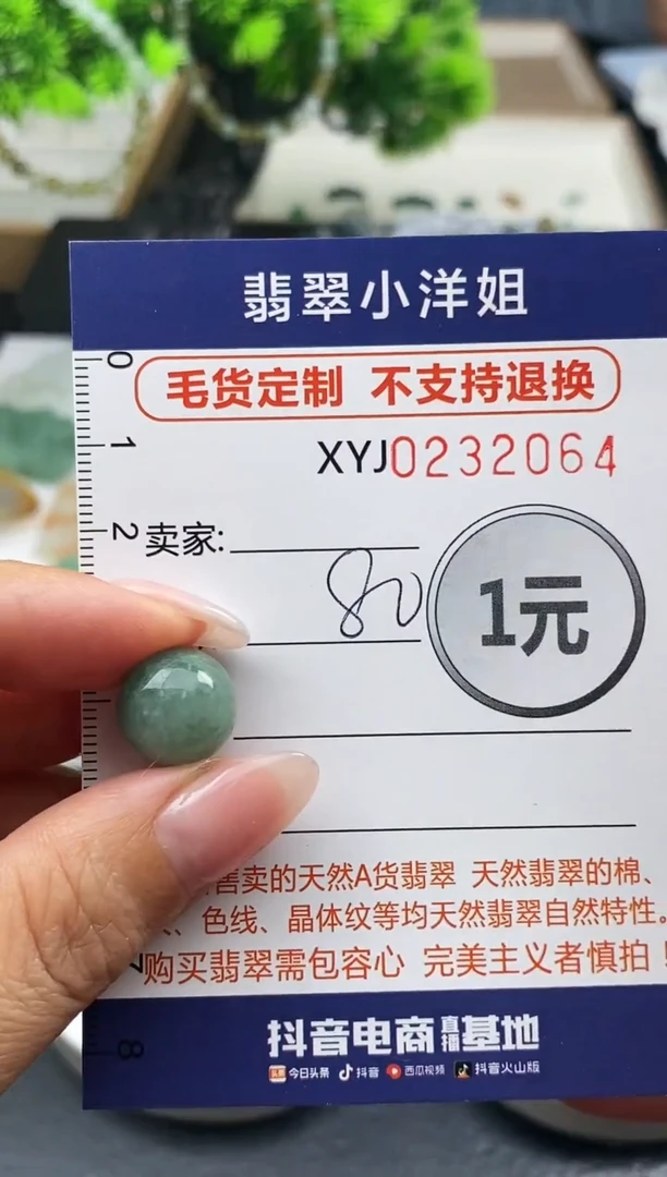 定制翡翠未镶嵌毛货商品不退换/ 2064