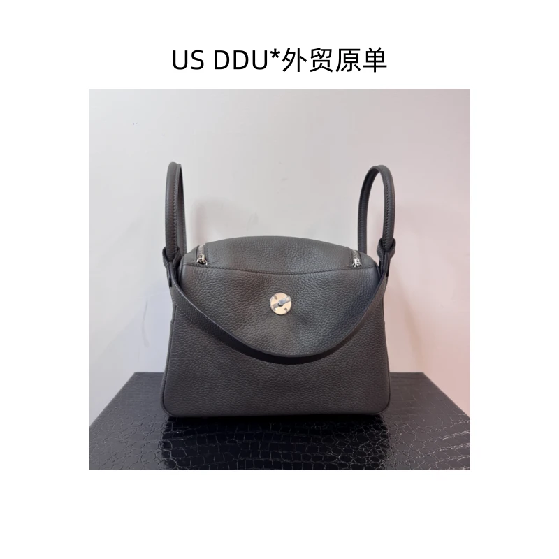 A176 锡器灰银扣琳迪26TC皮手提斜挎包1240/D014