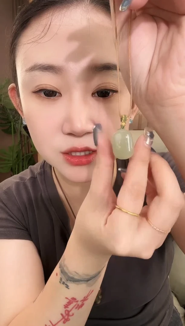 套链未镶嵌和田玉96和田玉年糕牌套链