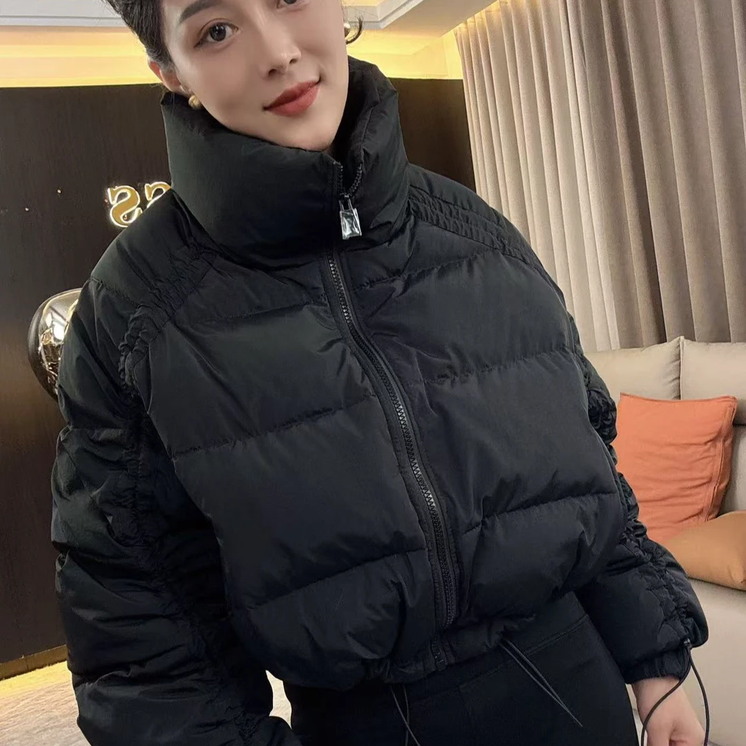 【耿老板8005#Y】打揽袖精致短款显高面包服保暖战袍安心绒外套