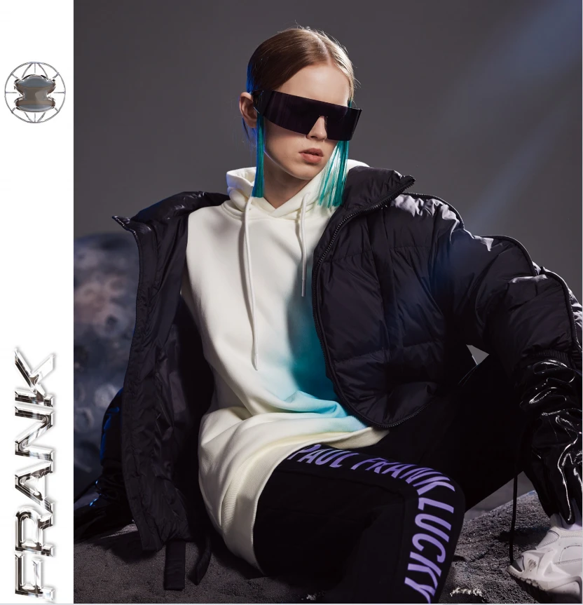 paul frank/大嘴猴75039羽羽宽松保暖潮流冬季时尚外套棉