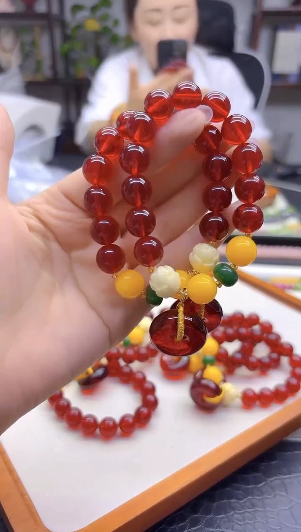 手链血珀未镶嵌DIY款S06