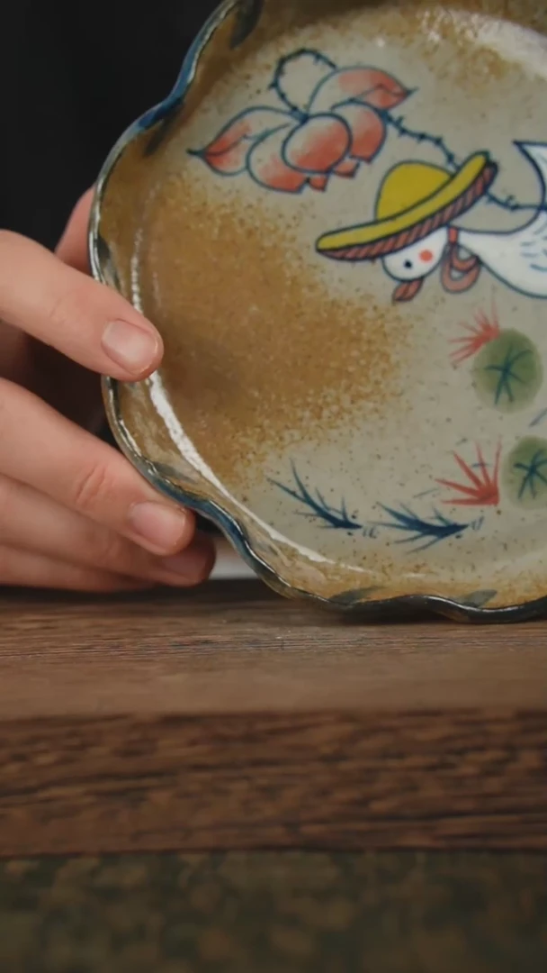 【闪购商品】摆件泥垚手作 景德镇手工手绘器物413