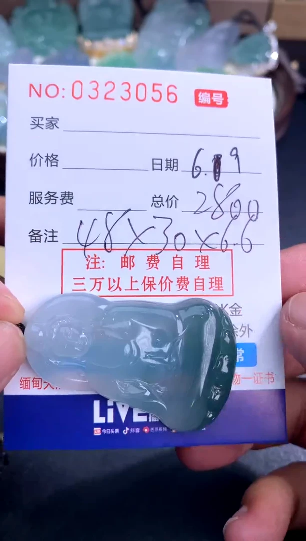 翡翠未镶嵌颈饰好好