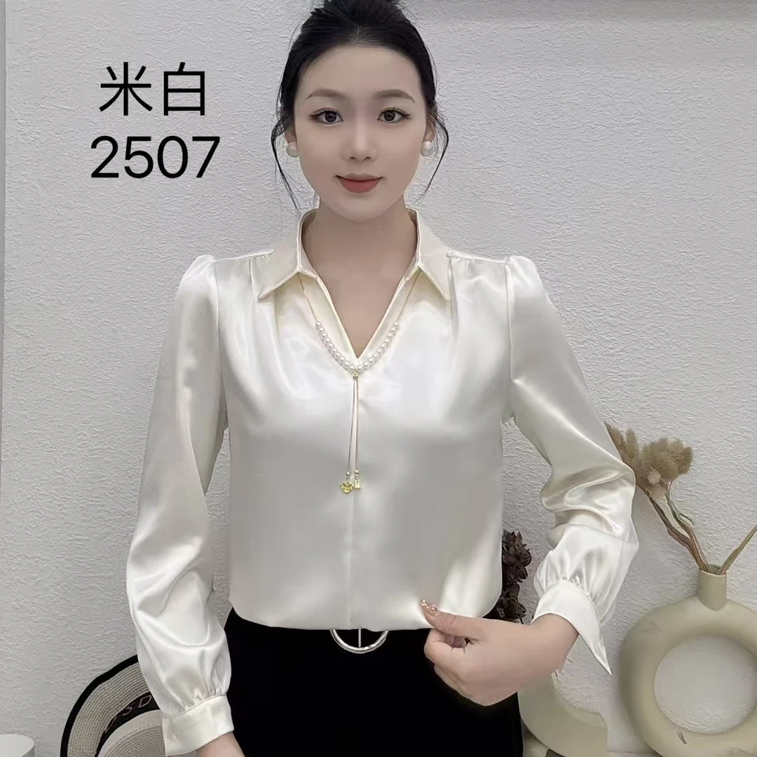 2507新款珍珠项链时尚洋气小衫上档次