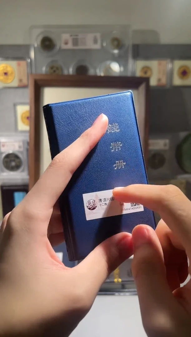 铜觅泉评级 道光钱币册一本