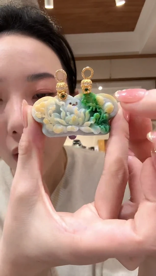 【闪购商品】翡翠颈饰未镶嵌国风