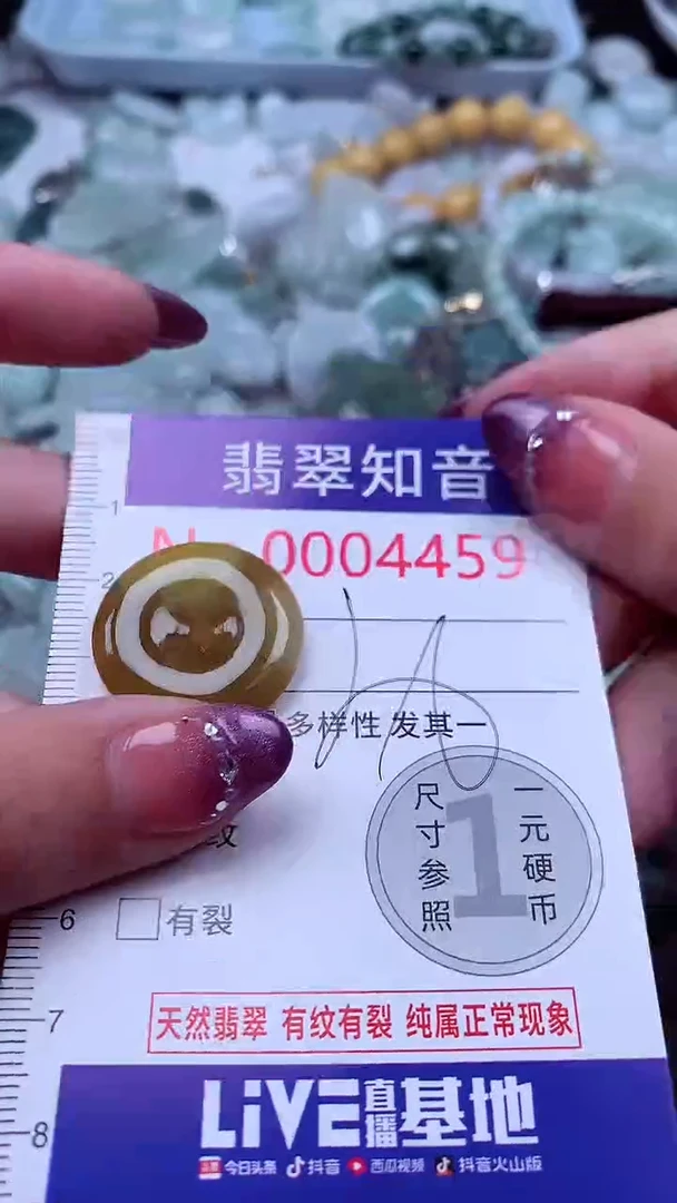 翡翠未镶嵌吊坠(不含链)4459