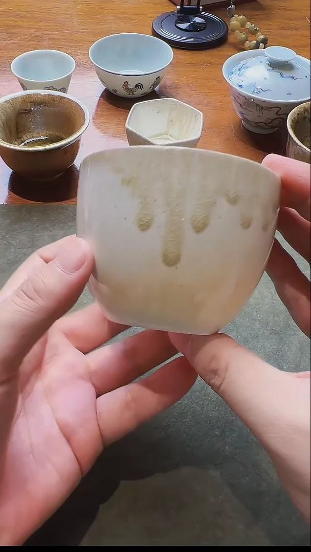 瓷三生瓷 柴烧裸烧马克杯