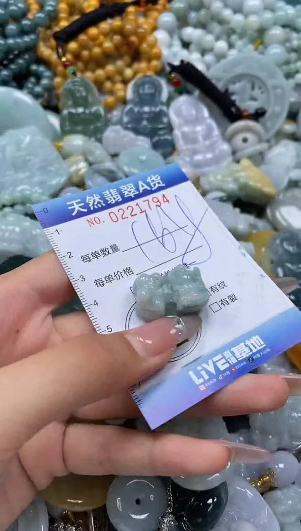 翡翠未镶嵌颈饰闪购0221794