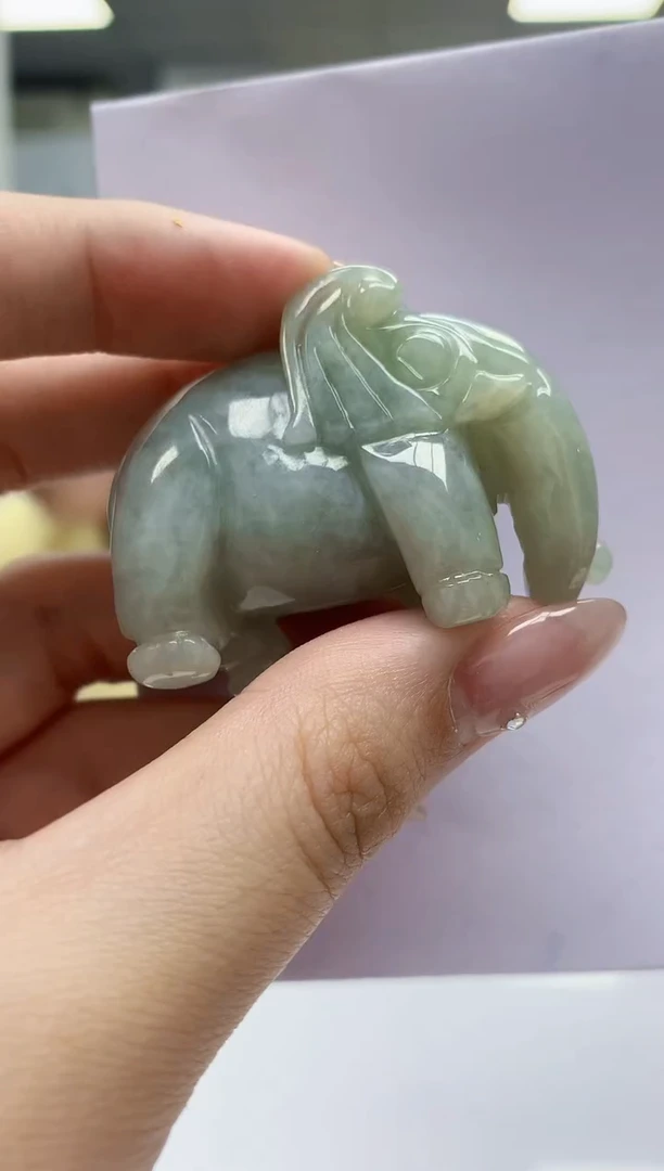 【闪购商品】定制翡翠未镶嵌4902jw-毛货挂件82