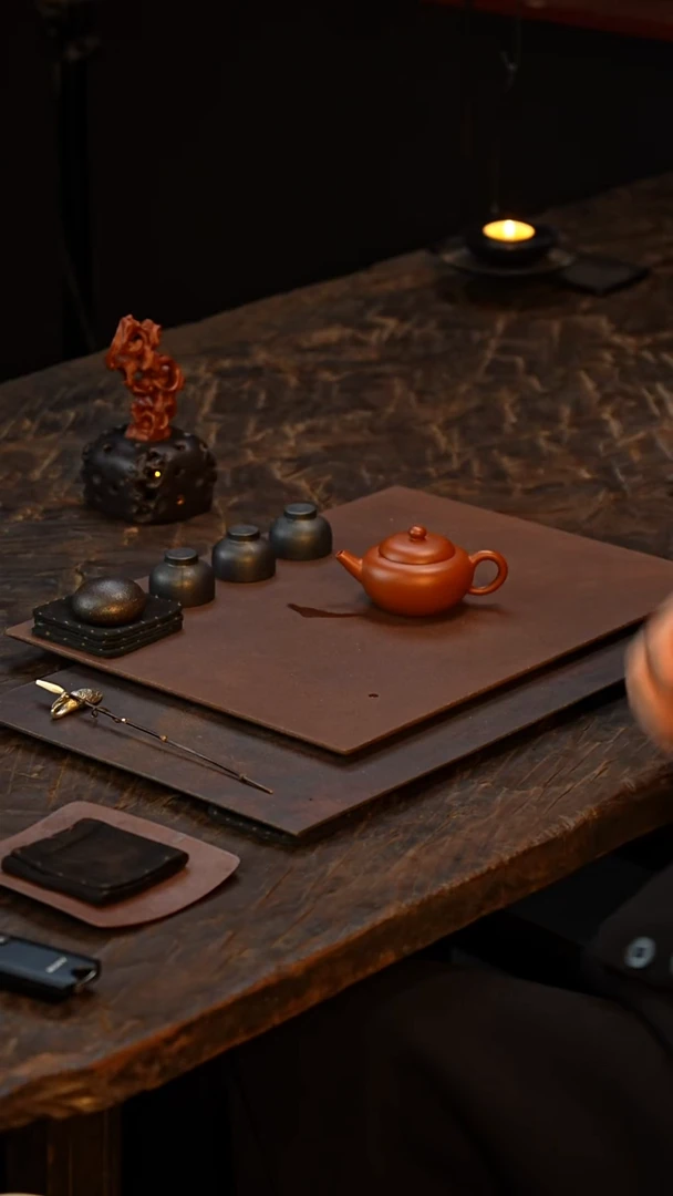 紫砂茶叶罐朱砂圆壶