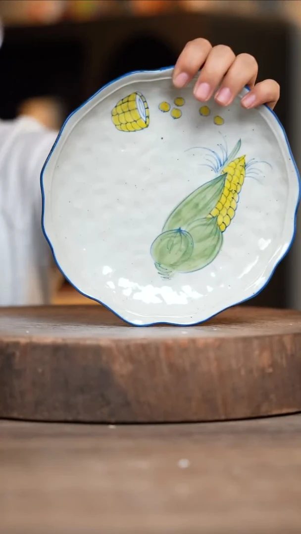 瓷片景德镇高温釉下彩（食品级）