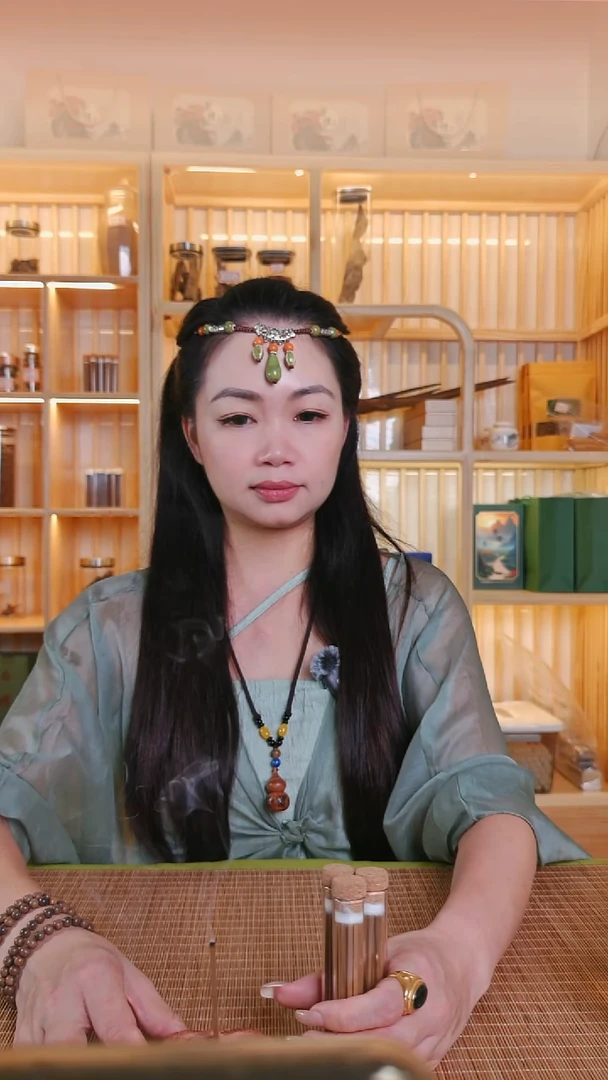 黄棋和壳仔线香拍一发三配香插