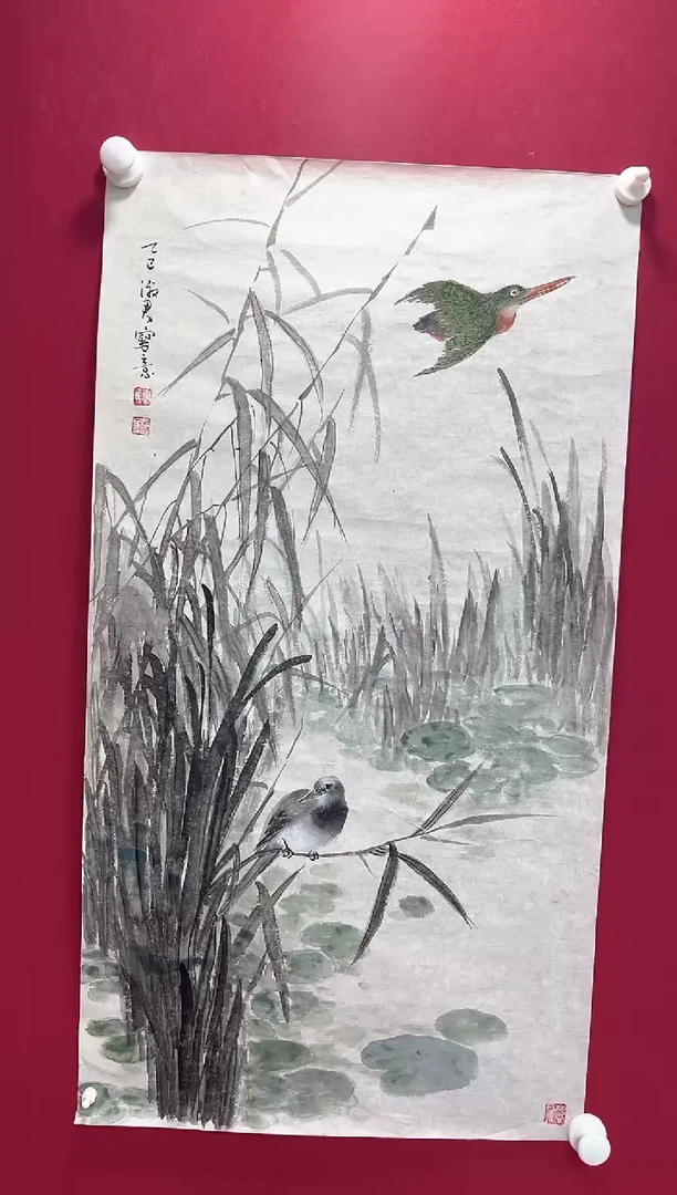 国画夏淑君老师小三尺