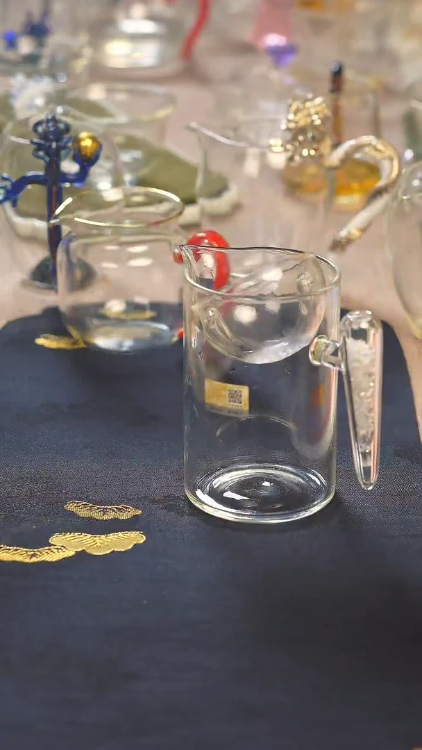 晶焱半月公道杯白水晶