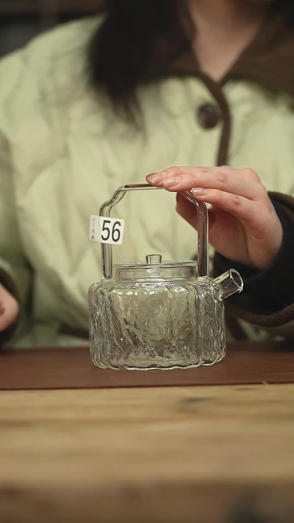 设计师款玻璃煮茶壶