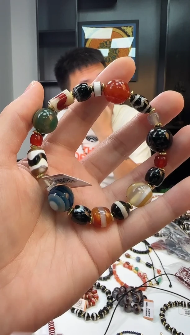 未镶嵌手链玛瑙/玉髓1120-07多样性发货