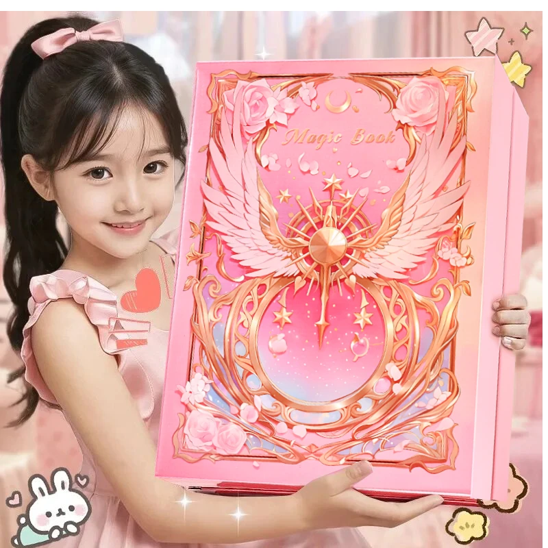 魔法书洞洞乐盲盒女孩戳戳乐抽抽乐捏捏乐新年礼物抽
