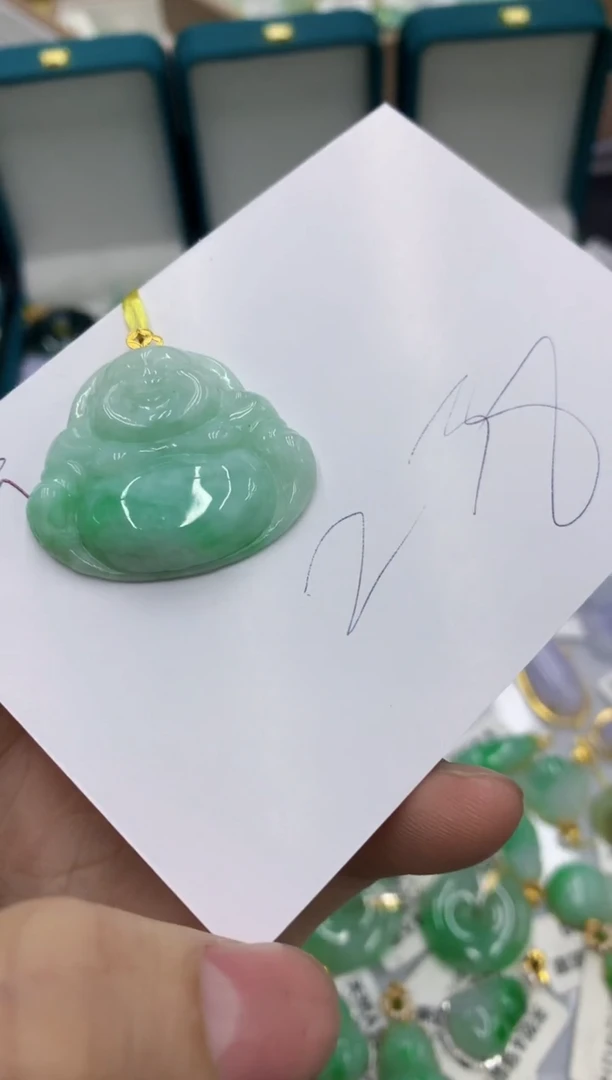 【闪购商品】翡翠颈饰18K金镶嵌1111111111