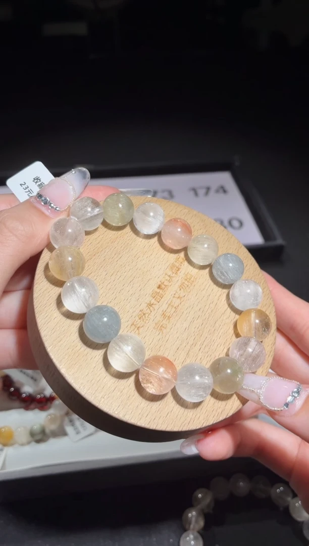 未镶嵌手串水晶169号多样性发一A 12+