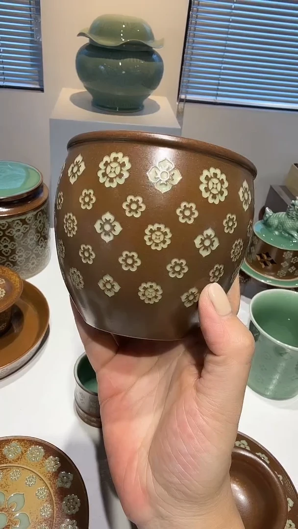 青瓷手工茶器包邮