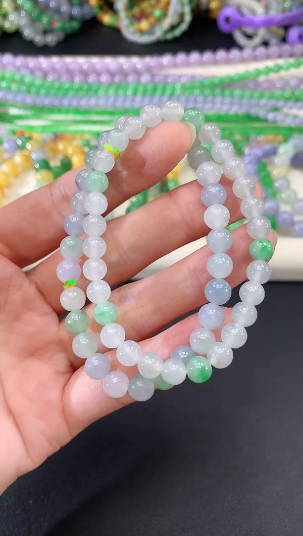 未镶嵌手串翡翠58|799多样性发其一