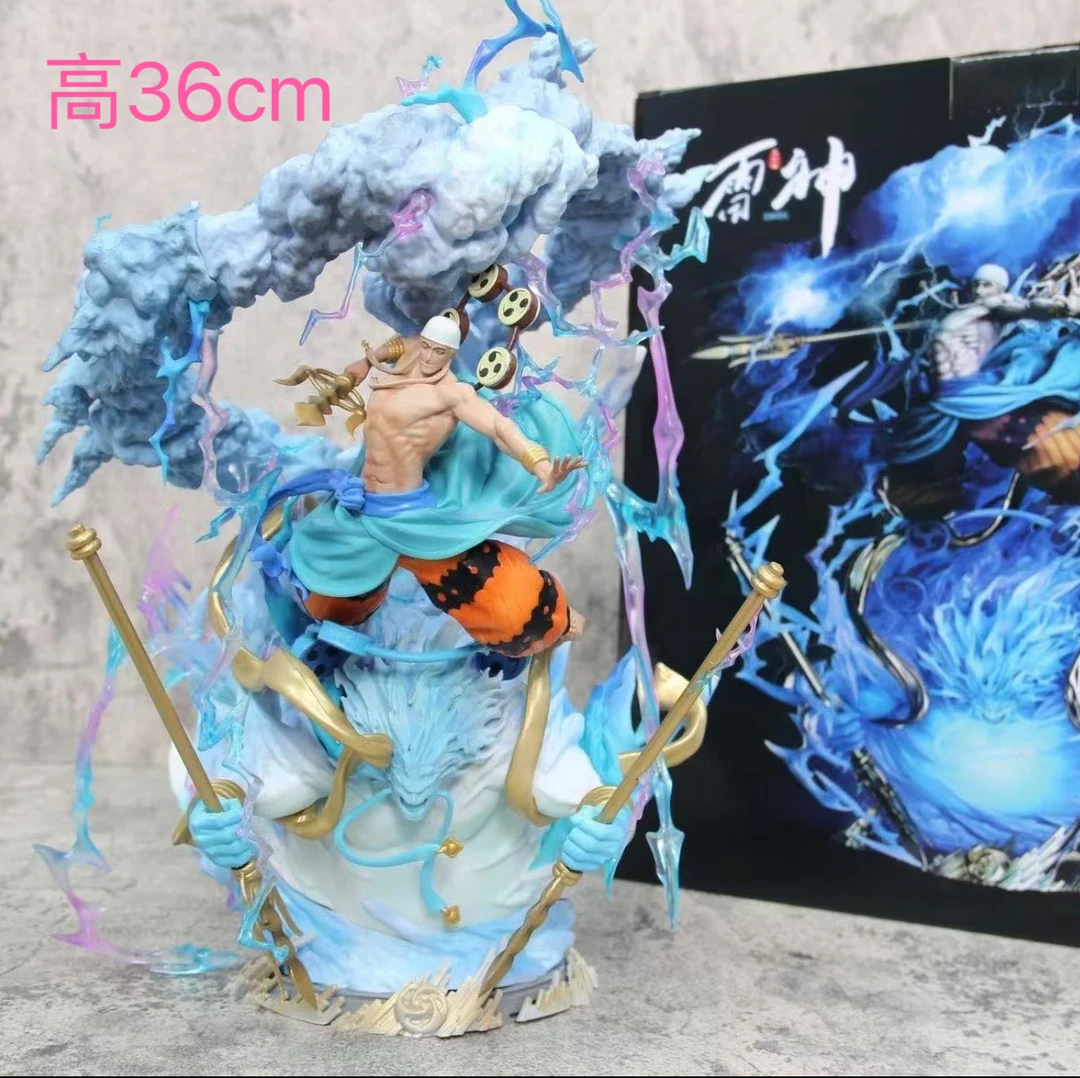 现货/海贼王 艾尼路雷神 gk手办摆件